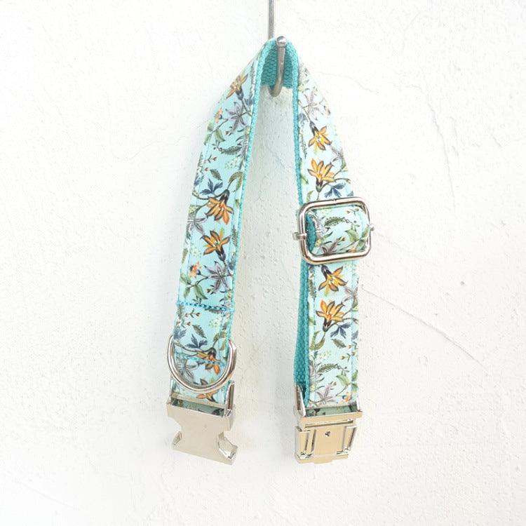 Golden Retriever Flower Collar - Sizes Xs To Xl