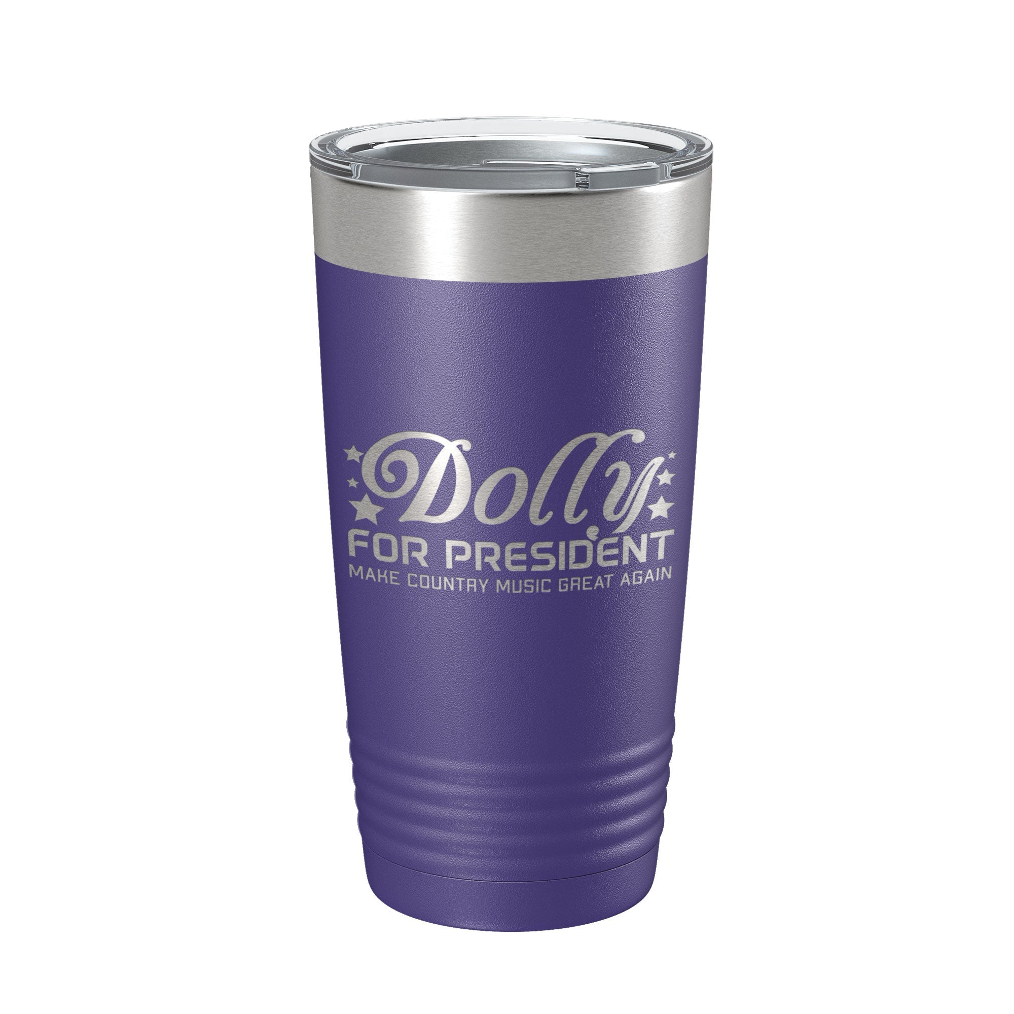 Dolly For President Tumbler Travel Mug Insulated Laser Engraved Parton Gift Coffee Cup 20 oz