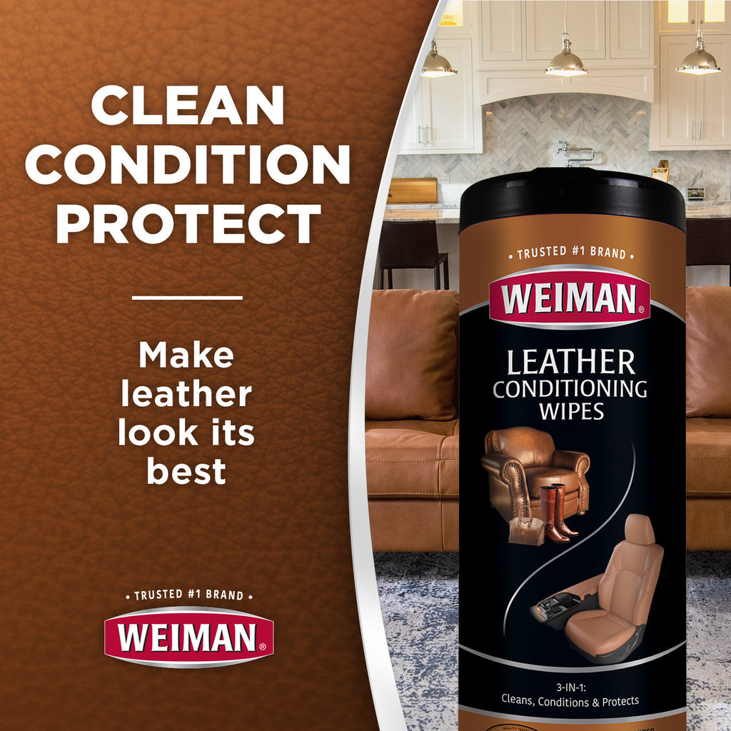 Weiman Leather Wipes (4x30 CT)-5