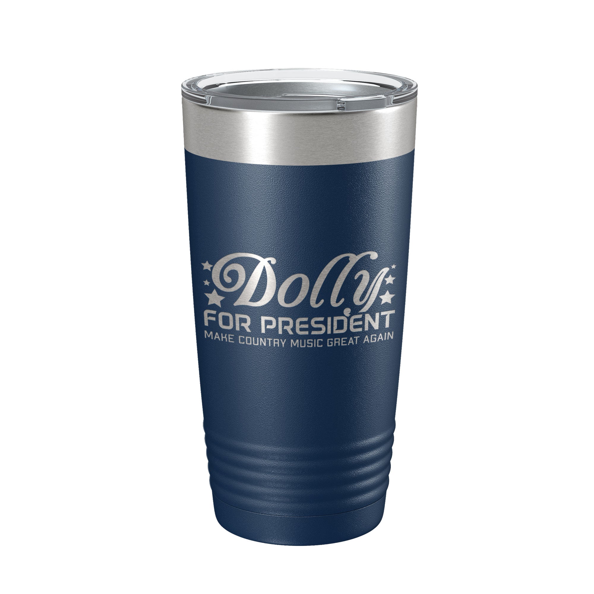 Dolly For President Tumbler Travel Mug Insulated Laser Engraved Parton Gift Coffee Cup 20 oz