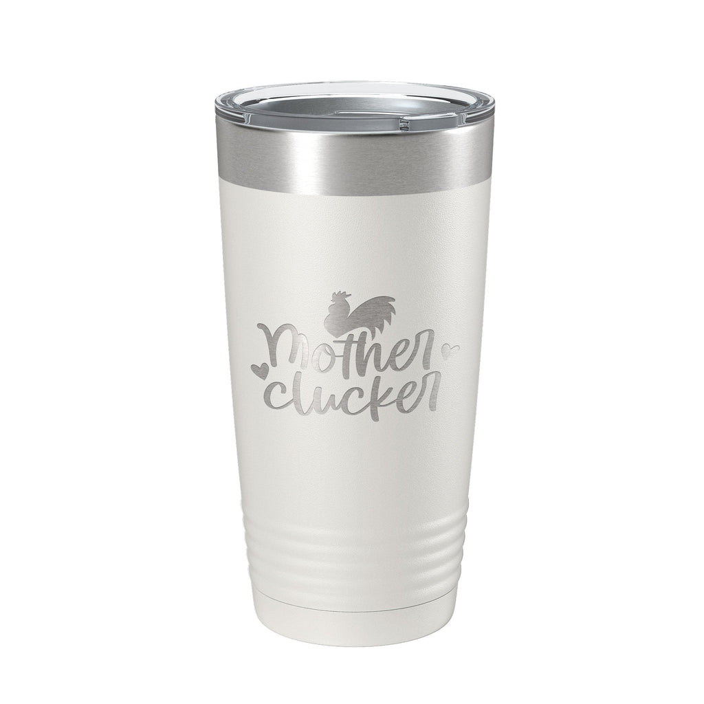 Rise And Shine Mother Cluckers Tumbler Funny Travel Mug Insulated Laser Engraved Coffee Cup Hen Chicken Farm Life Gift Farmer 20 oz
