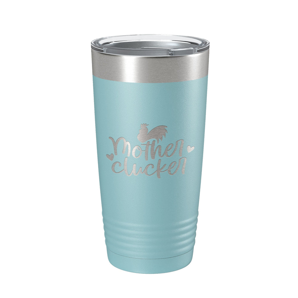 Rise And Shine Mother Cluckers Tumbler Funny Travel Mug Insulated Laser Engraved Coffee Cup Hen Chicken Farm Life Gift Farmer 20 oz