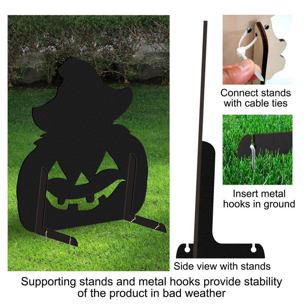 Scary Stacking Pumpkin Halloween Outdoor Decor by G. DeBrekht - Thanksgiving Halloween Decor - 8158415F