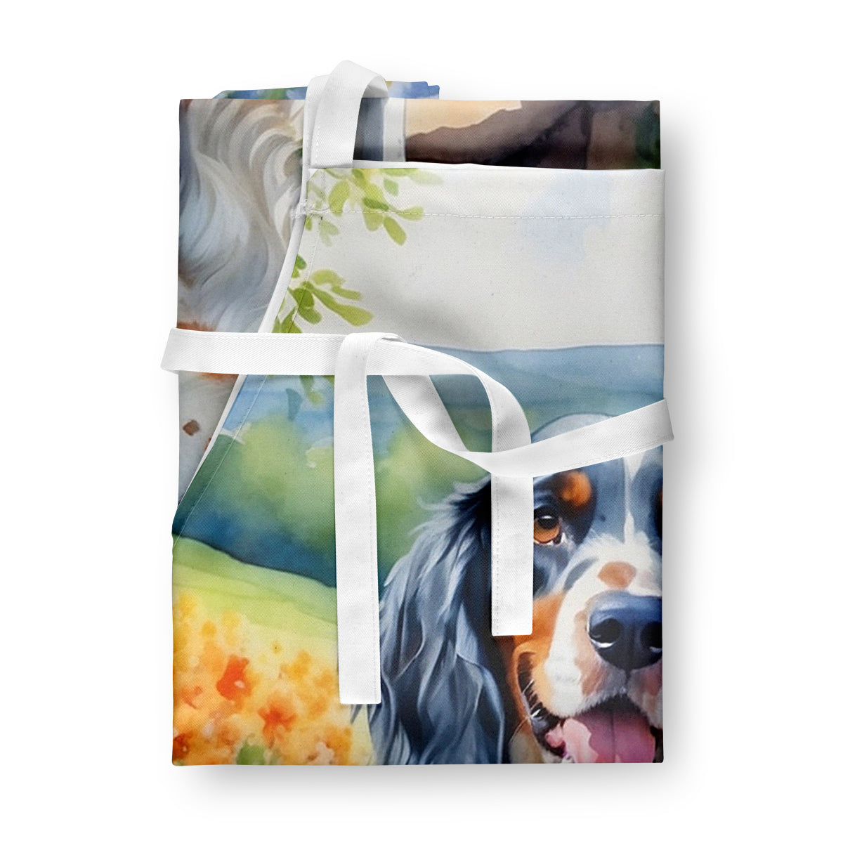 English Setter Spring Path Apron-2