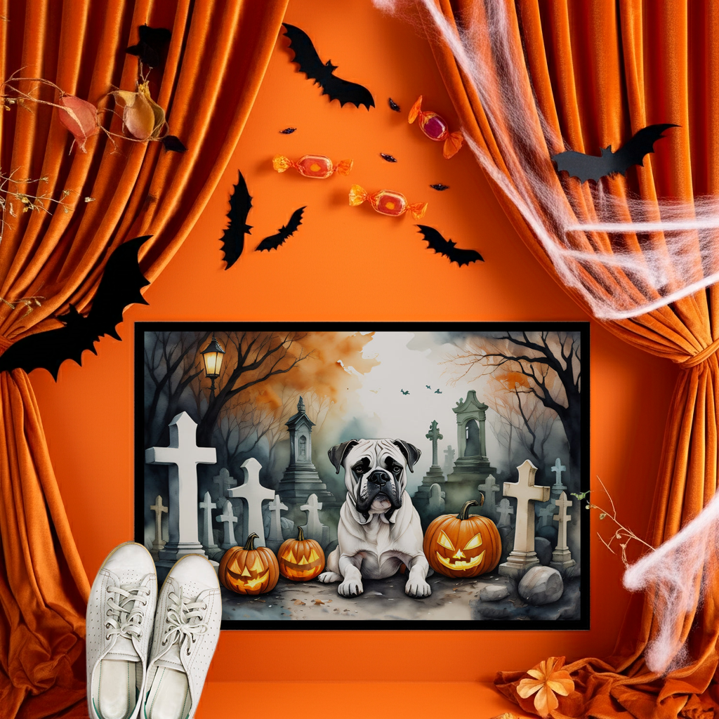 Boxer Spooky Halloween Doormat