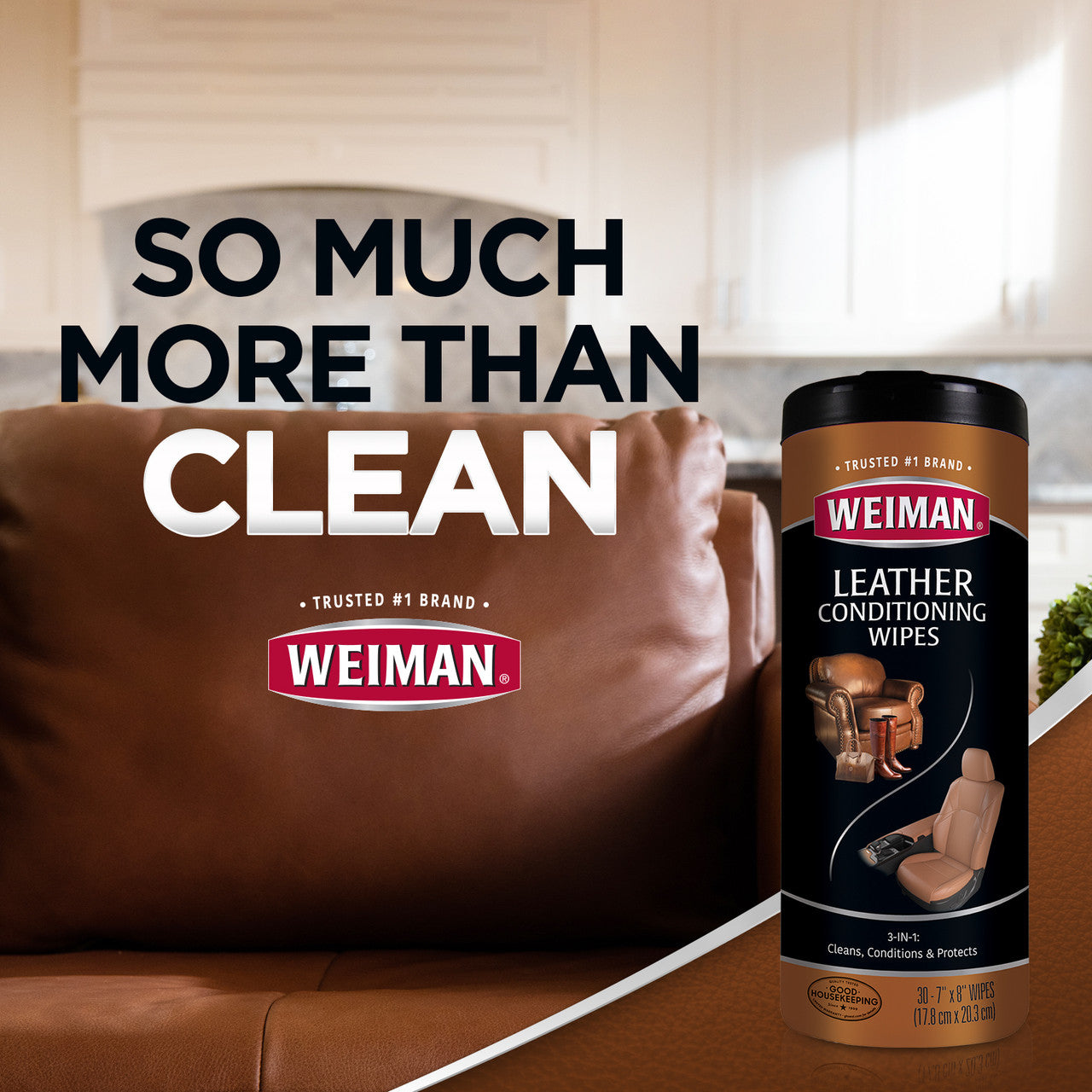 Weiman Leather Wipes (4x30 CT)-2