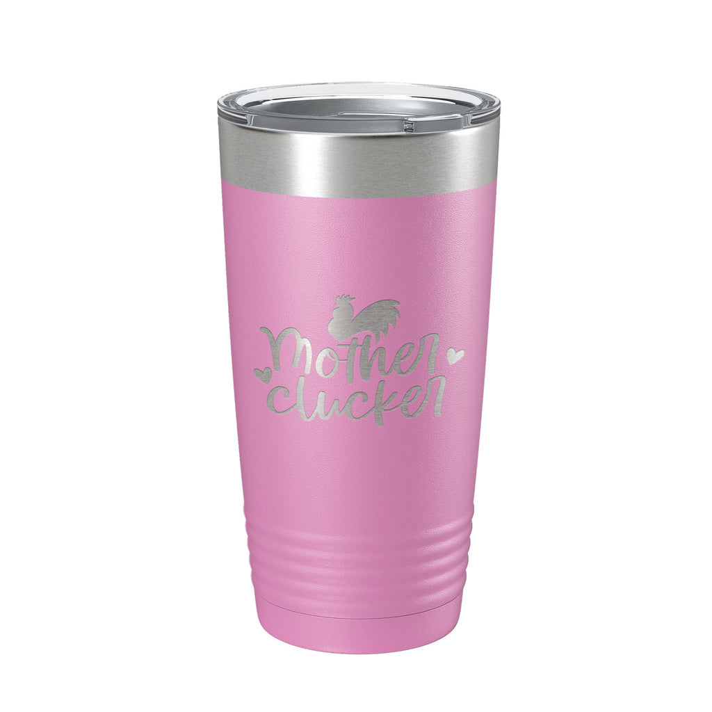 Rise And Shine Mother Cluckers Tumbler Funny Travel Mug Insulated Laser Engraved Coffee Cup Hen Chicken Farm Life Gift Farmer 20 oz