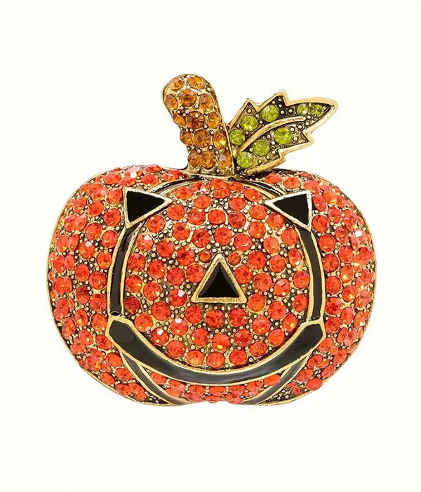 HALLOWEEN THEME PUMPKIN BROOCH-0